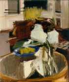 Hortensia's op glazen tafel (1977)